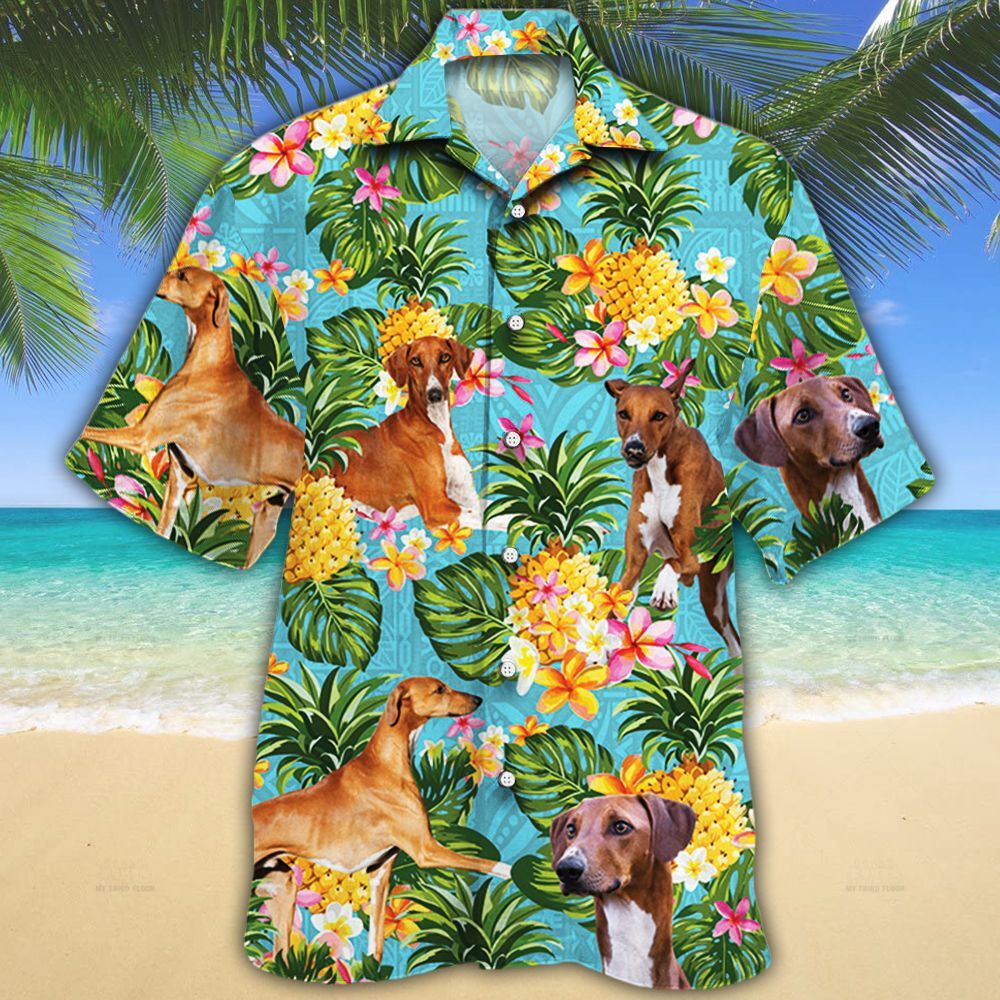 Azawakh Dog Lovers Pineapple Hawaii Shirt Ha26157