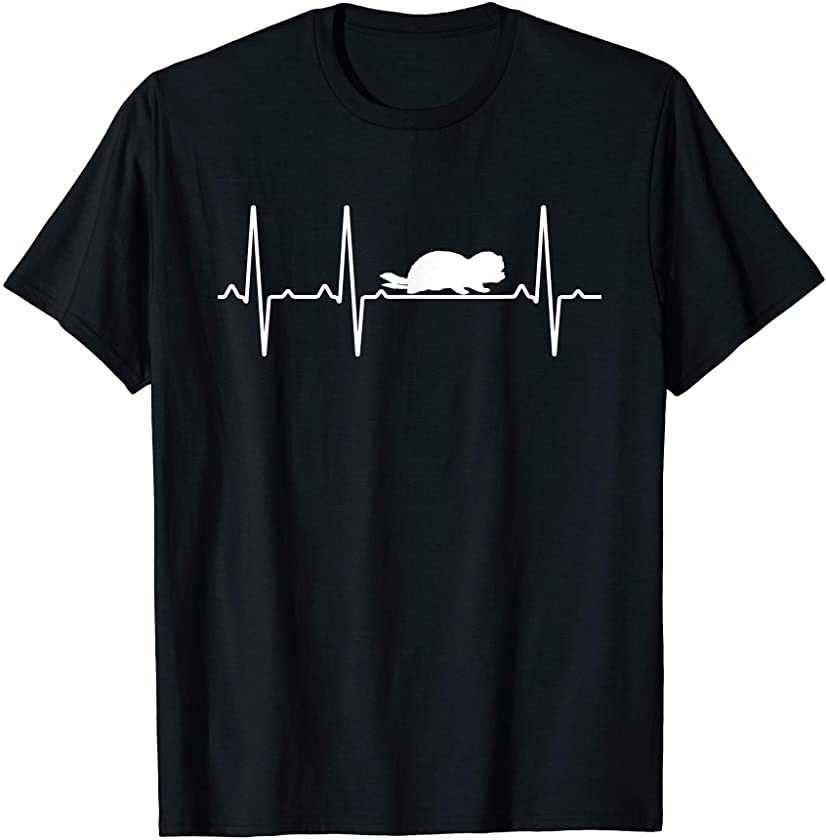 Prairie Dog Heartbeat Gift For Men Women Rodent Animal Lover T-Shirt