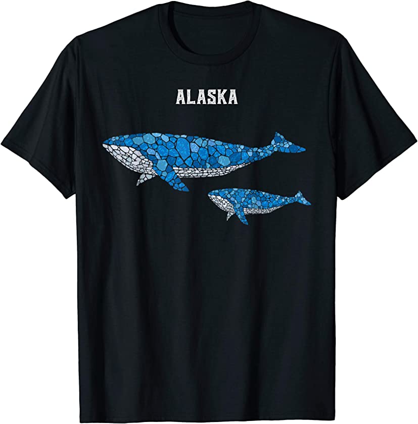 Alaska Whale Watching T-Shirt Whale themed Gift