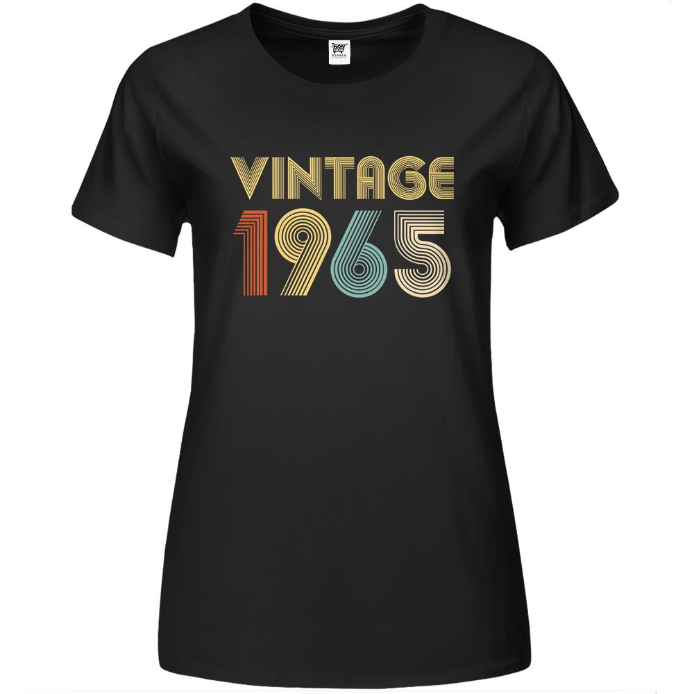 1965 56Th Birthday Vintage Retro Womens Men’S Premium Womens T Shirts