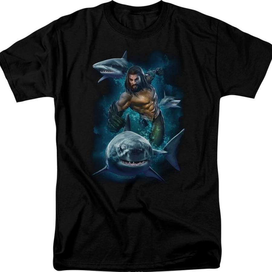 Swimming With Sharks Aquaman T-Shirt