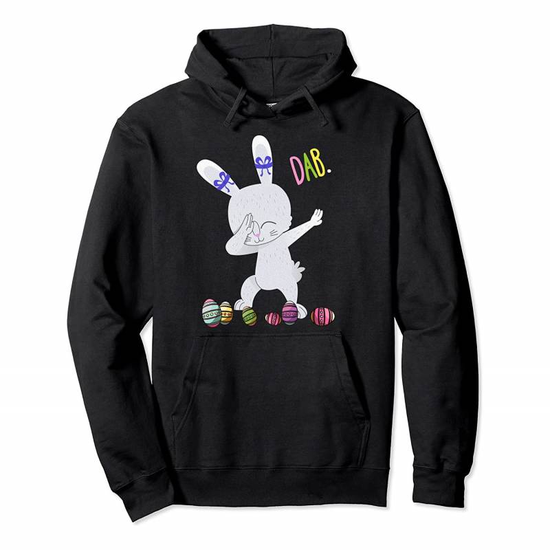 Cool Girls Dabbing Easter Rabbit Tee Eggs Dab Hunting Bunny Pullover Hoodie