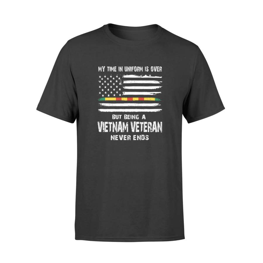 Vietnam Veteran – Being a vietnam veteran never ends – Comfort T-shirt