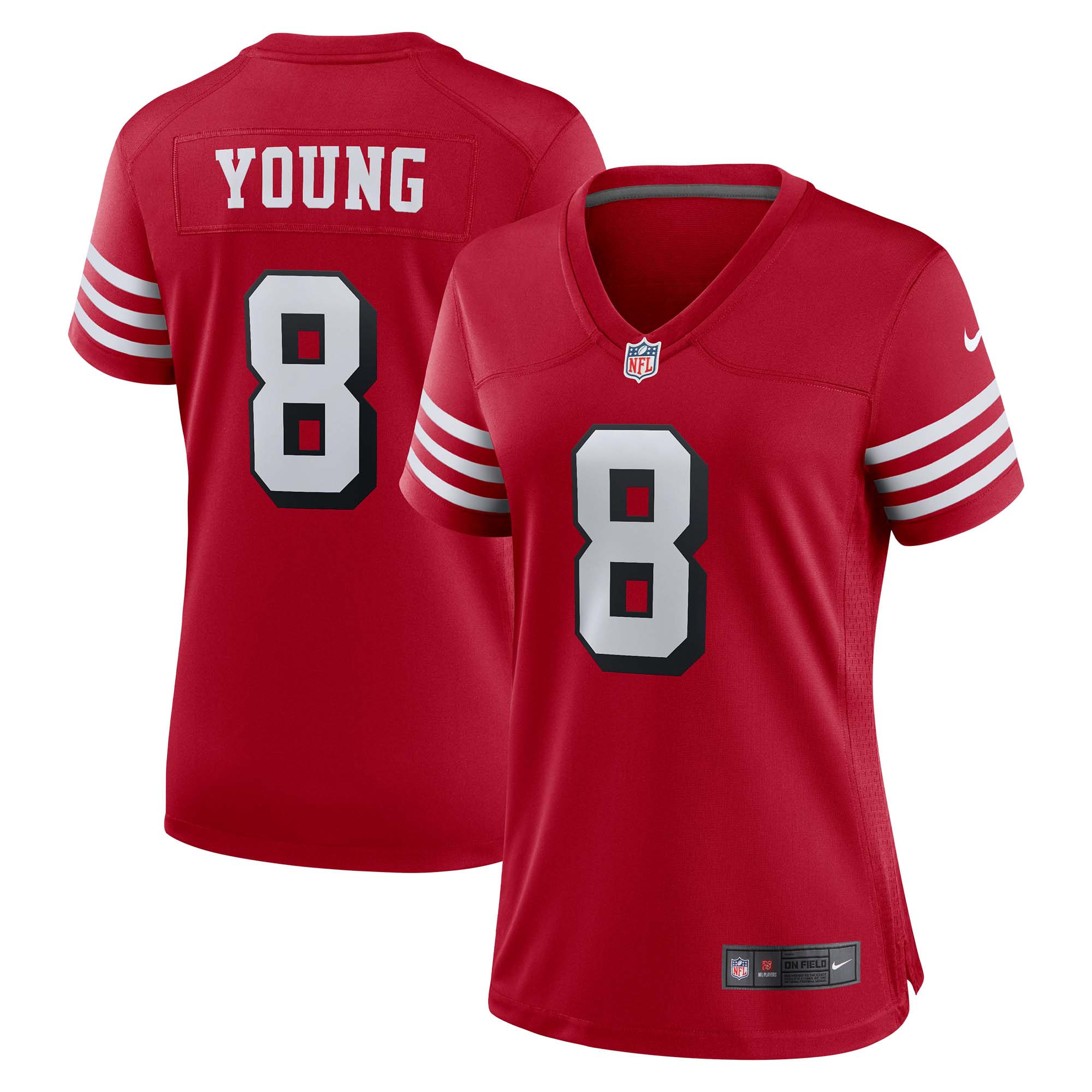 Women’s San Francisco 49ers Steve Young Scarlet Alternate Game Jersey