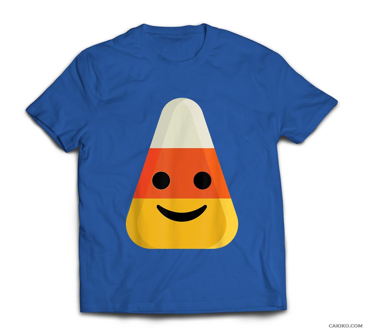 Candy Corn Emoji Smiling Halloween Gift T-Shirt