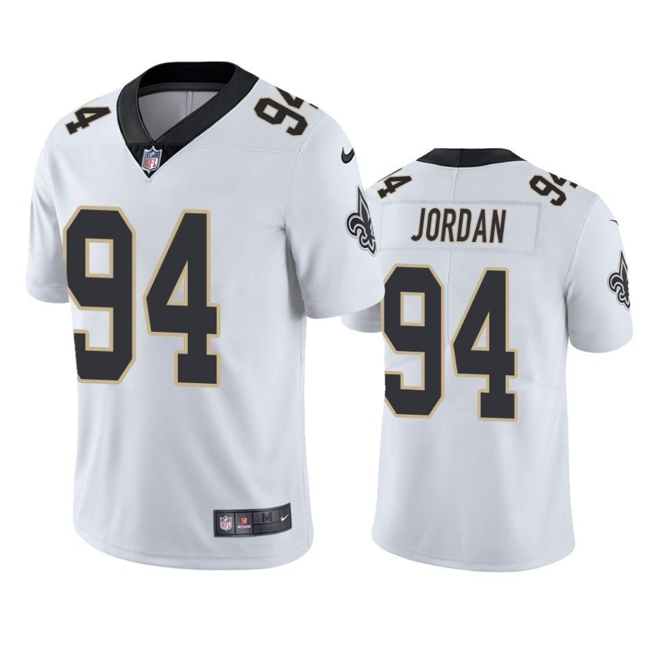 New Orleans Saints Cameron Jordan Vapor Untouchable Limited White Mens Jersey