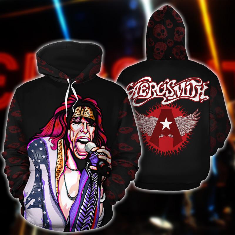 Aerosmith 3D Unisex Hoodie S-5Xl Gift-Hao1