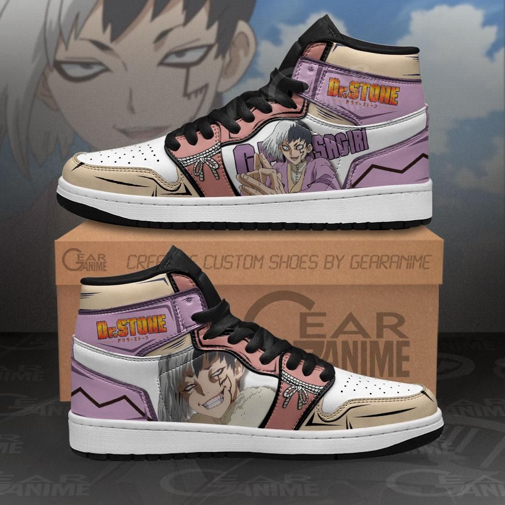 Gen Asagiri Dr. Stone Custom Anime Air Jordan Shoes Sport Sneakers