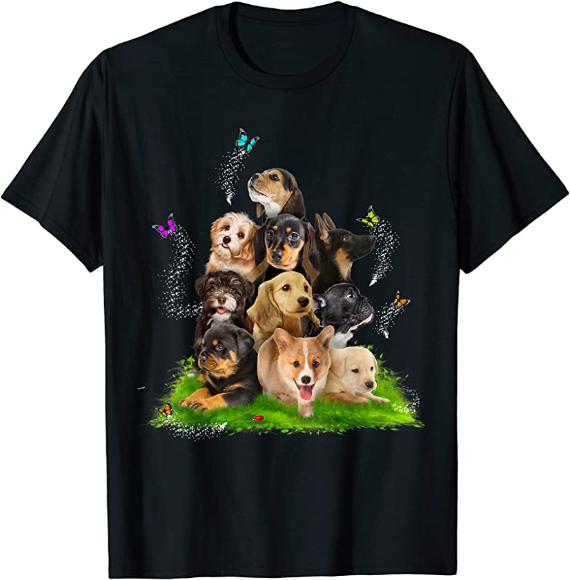 Puppy Tshirt, Puppy Pile Shirt, Cute Puppy T Shirt, Dog T-Shirt