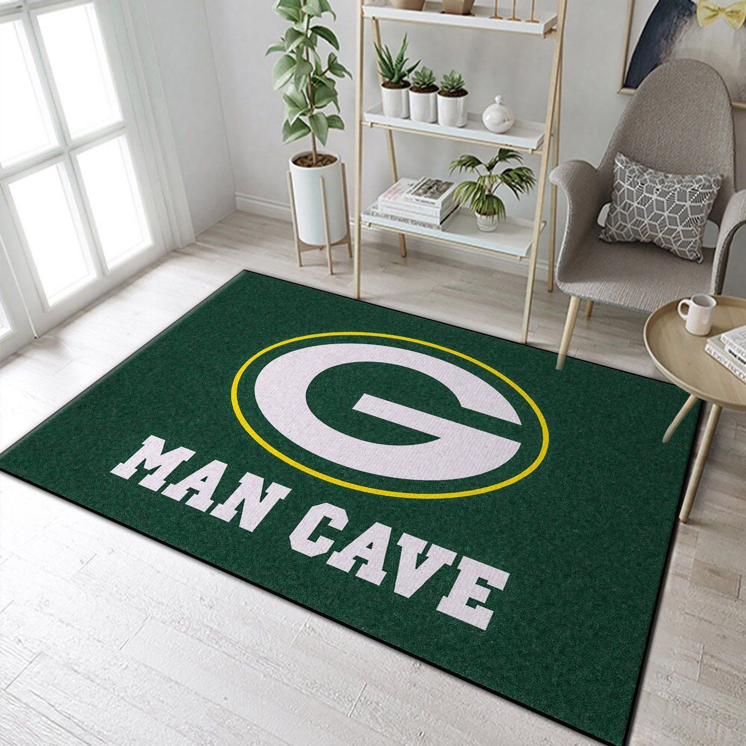 Green Bay Packers Rug Football Rug All Over Print Logo Custom Area Rug Carpet Full Sizes Rug 1138