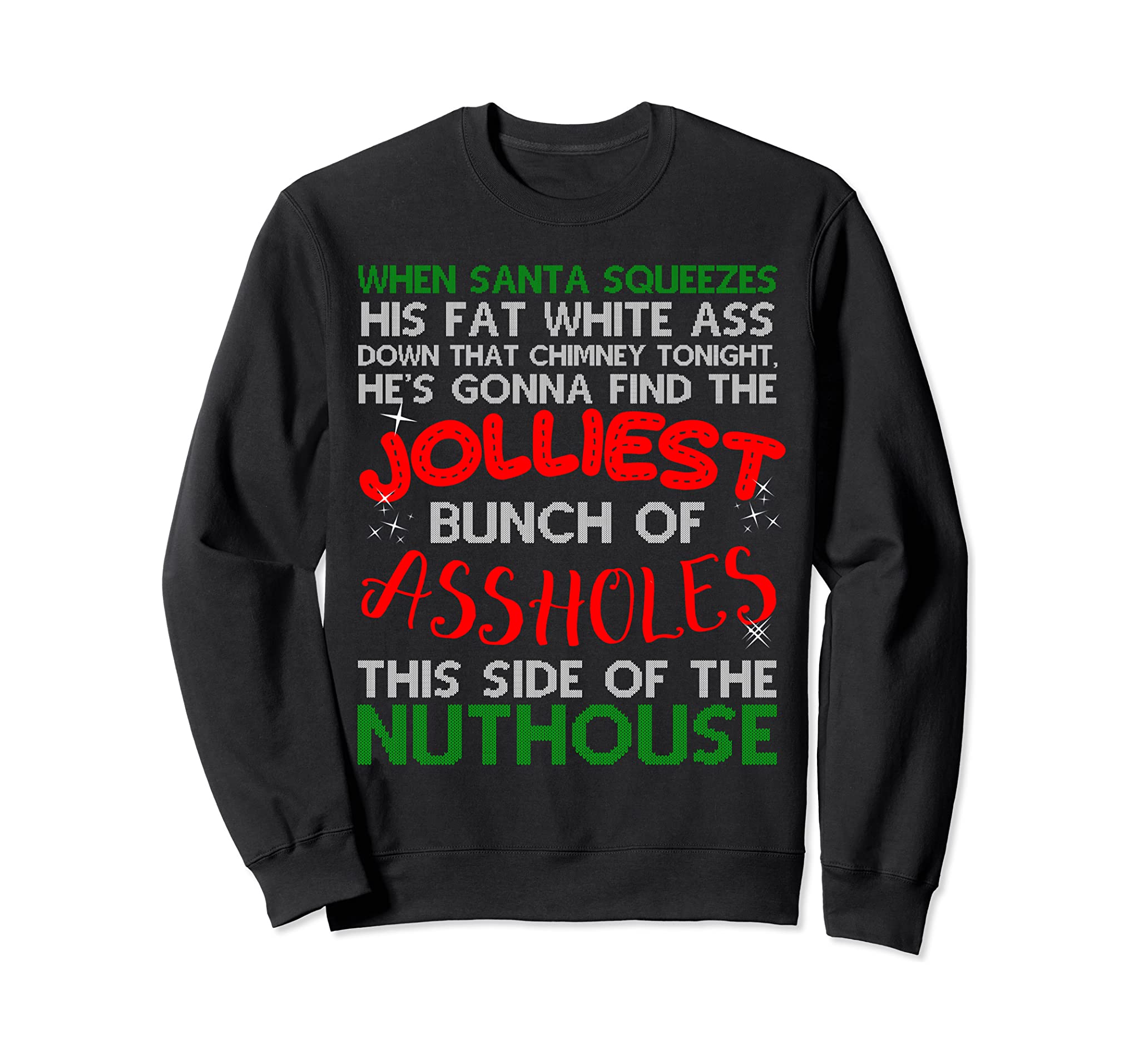 Christmas Vacation Jolliest Bunch Ugly Christmas Xmas Sweatshirt