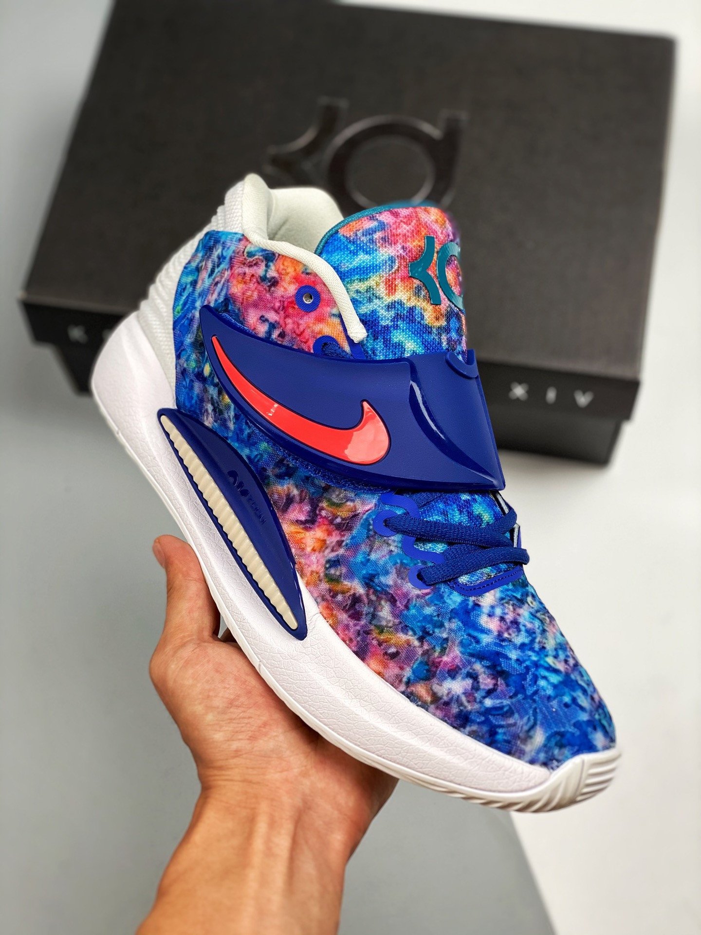 Nike KD 14 Deep Royal BluePale Coral-Coconut Milk 5338616