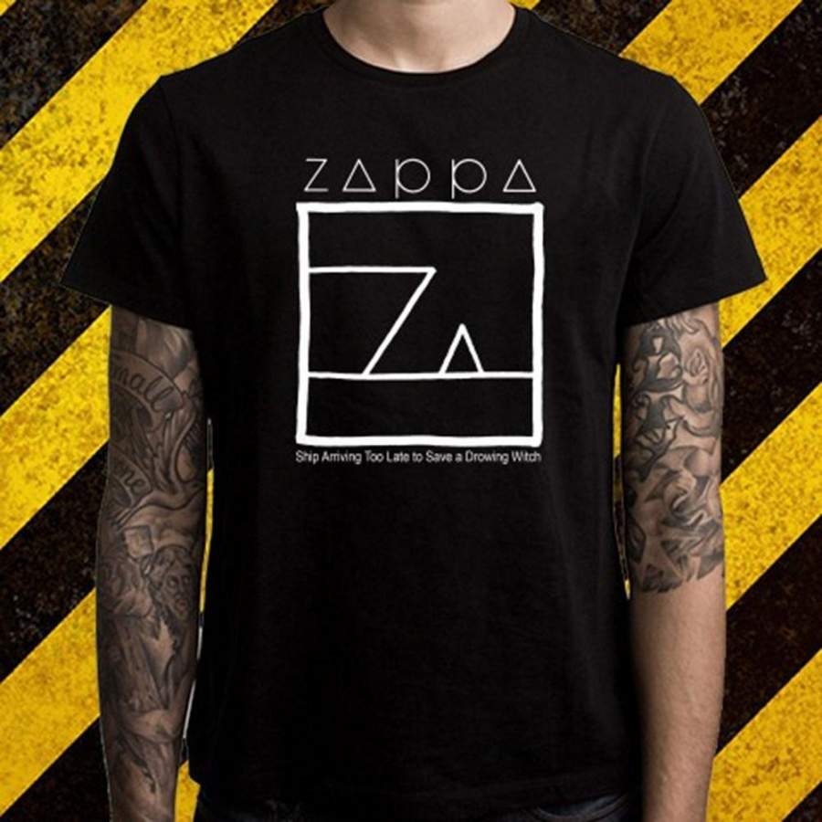 Fashion Frank Zappa Album Logo Music Legend Men’s T-shirt