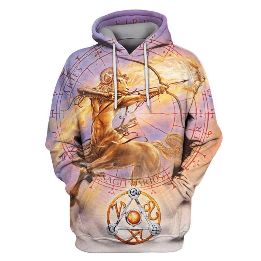 3D Zodiac Sagittarius Hoodie NTH150811