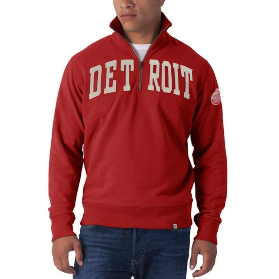 Detroit Red Wings – Striker 1/4 Zip Premium Sweatshirt