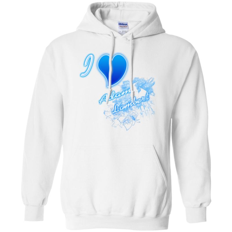 Agr American Idol I Love Adam Lambert Gildan Pullover Hoodie