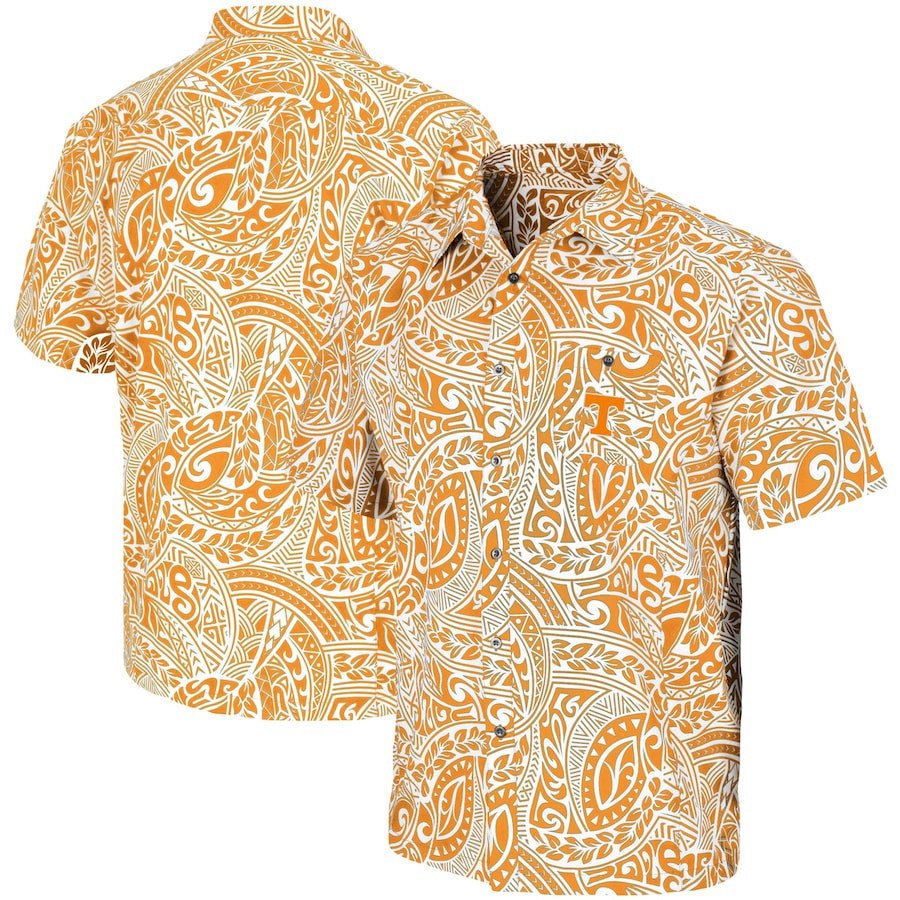 Tennessee Volunteers Orange Make Like A Tree Camp Hawaii Shirt Ha2725