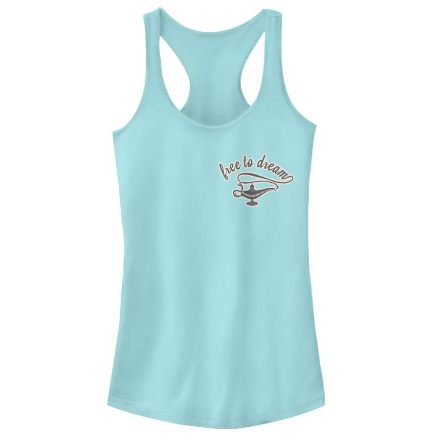 Aladdin Junior’s Free to Dream Badge  Racerback Tank