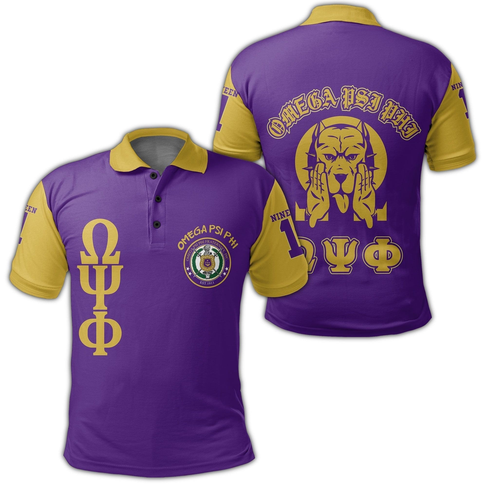 Fraternity Polo – Omega Psi Phi 38 Polo Shirt