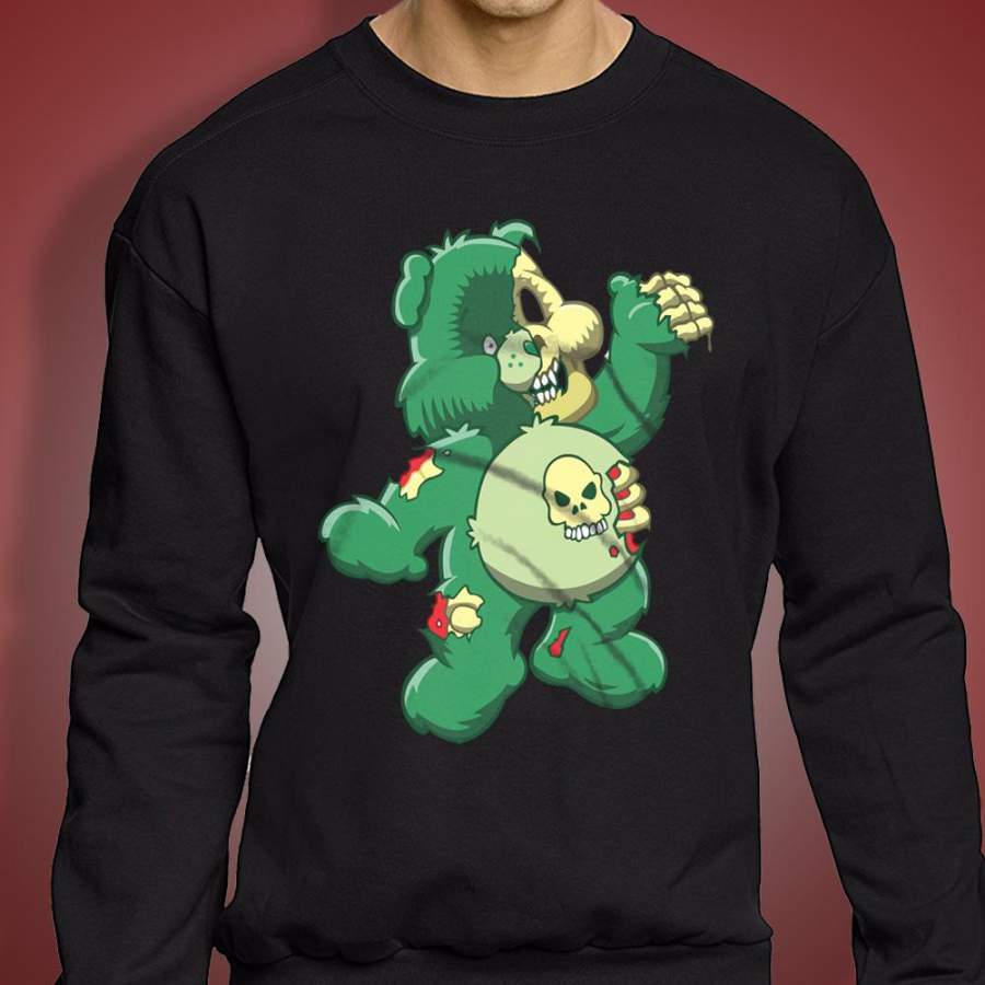 Zombie Care Bear Halloween Men’S Sweatshirt