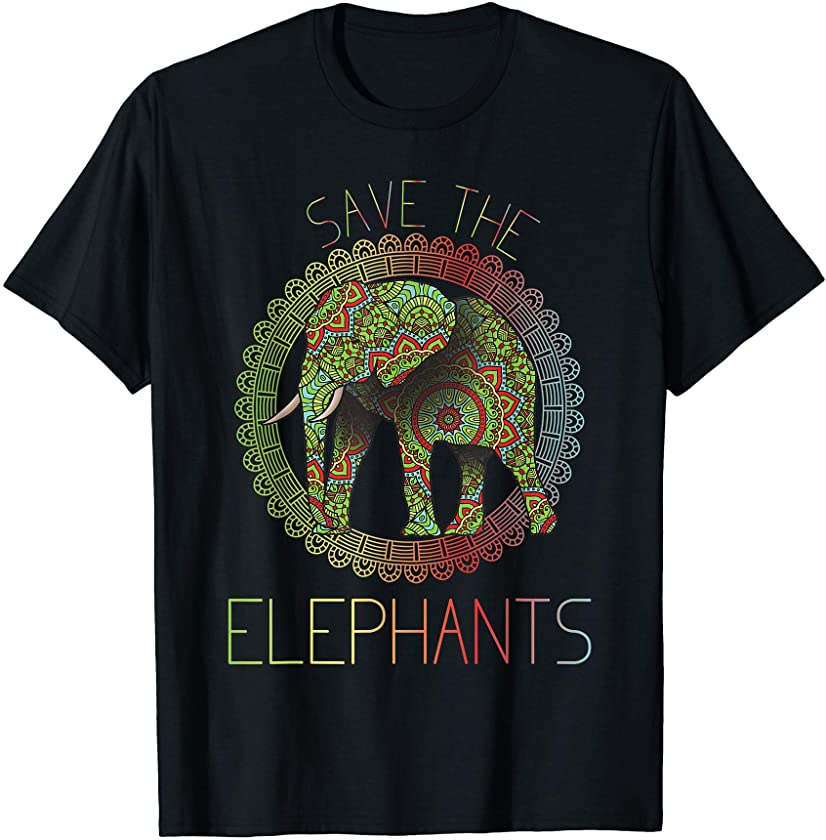 Save the Elephants animal right activist T-Shirt