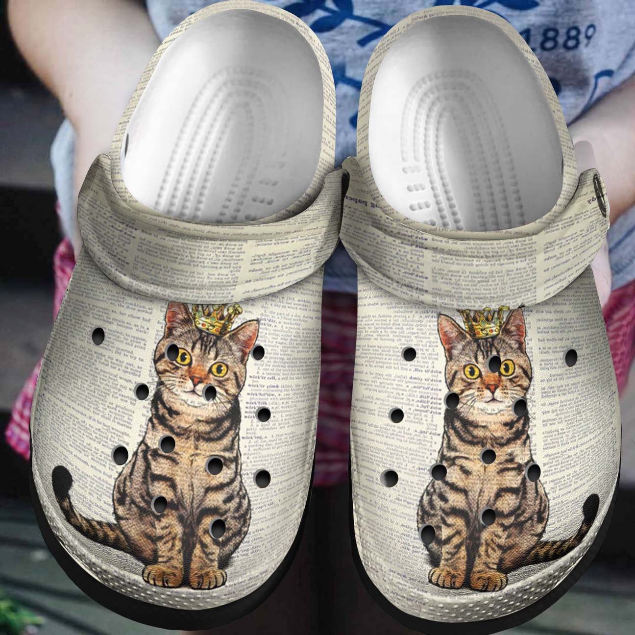 Cat Personalized Clog, Custom Name, Text, Color, Number Fashion Style For Women, Men, Kid, Print 3D King Of Cats