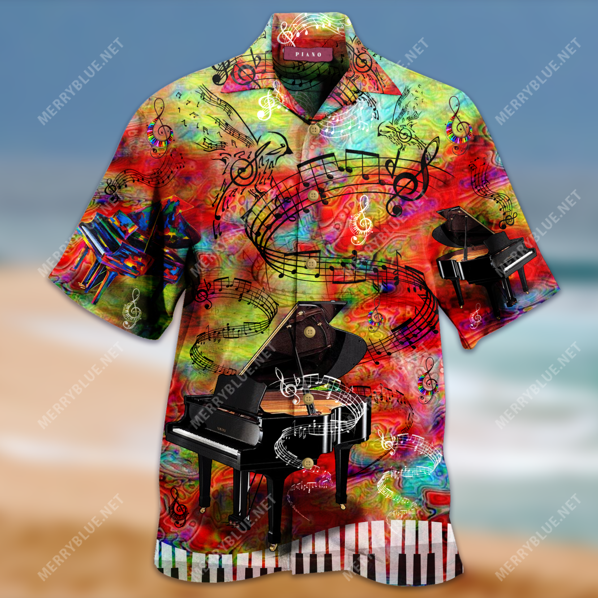 Let The Music Guide You To World Unisex Hawaii Shirt Ha39593