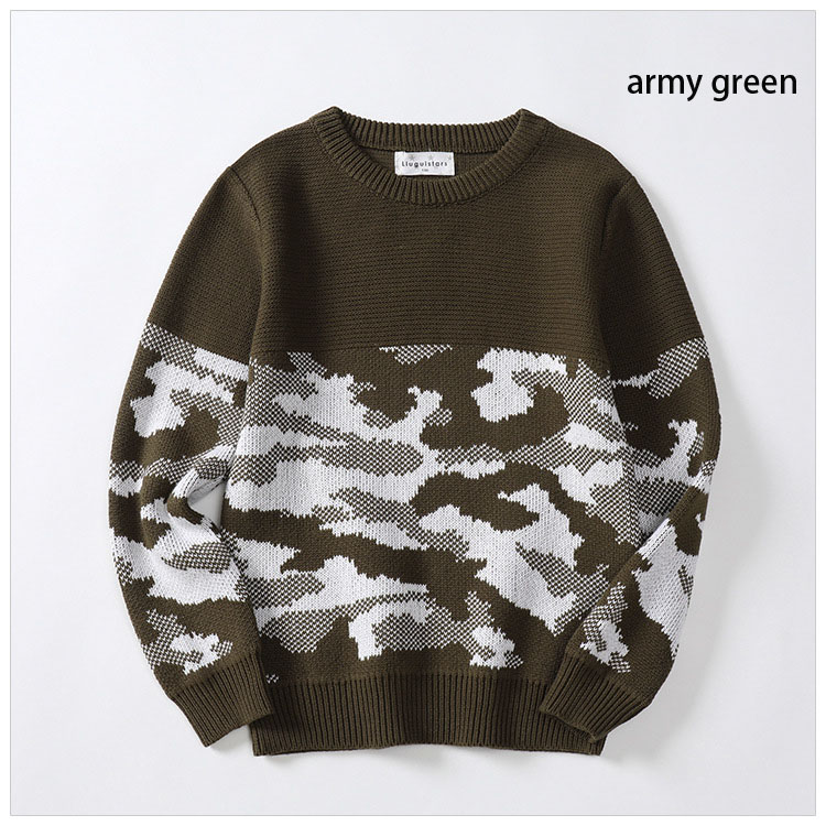 2020 Kids Boys Sweaters Boys Autumn Winter Striped Sweaters Children Knitted Pullover Kids Outerwear Pure Cotton Age 3 4 6 8 10 alx