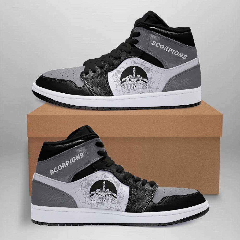 Scorpions Rock Band Air Jordan Sneakers Team Custom Design Shoes Sport Eachstep Gift For Fans