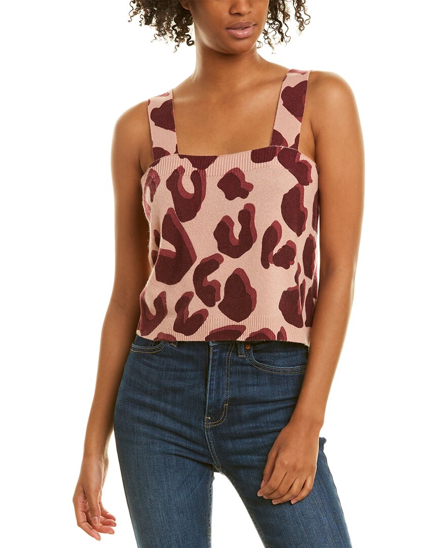 525 America Shadow Leopard Cashmere Tank