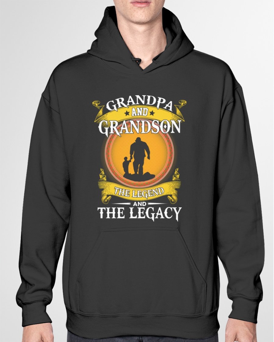 Grandpa And Grandson The Legend And The Legacy Gift Standard Hoodie