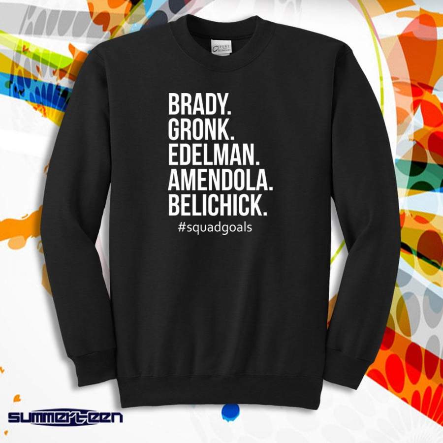 Deflate Gate, Tom Brady, Gronk, Belichick, Edelman New England Patriots Football Men’S Sweatshirt