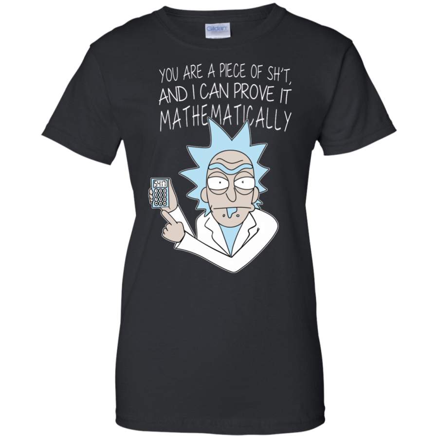 AGR Best You Are A Piece Of Shit And I Can Prove It Mathematically Shirt