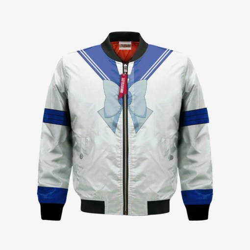 Sailor Mercury 3D Bomber Jacket Custom Sailor Moon Cosplay Costumes