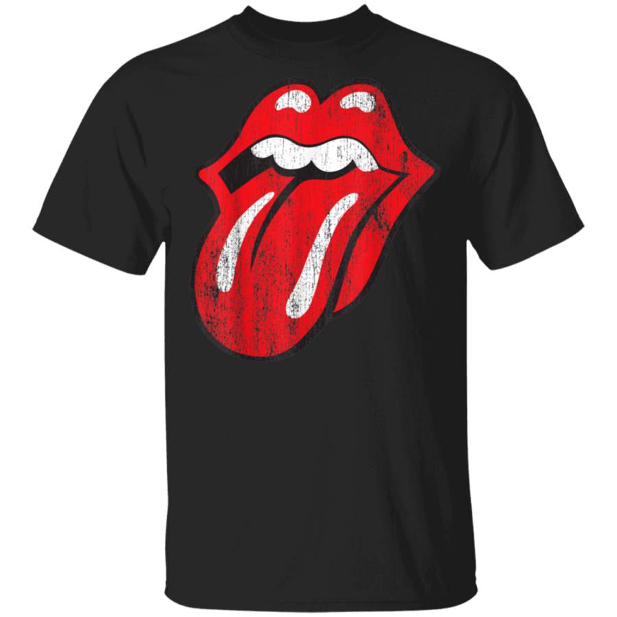 Rolling Stones Official Distressed Tongue TShirt