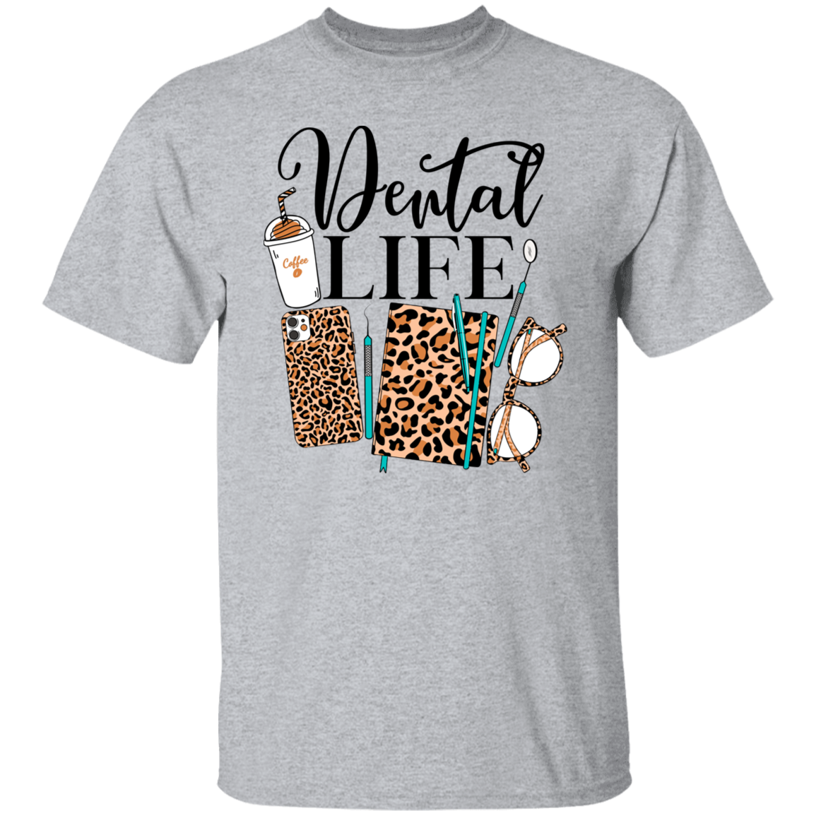 Dental Life Leopard T-Shirt