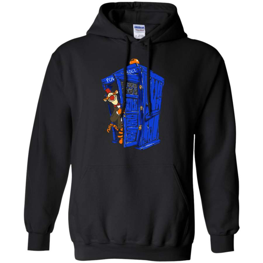 AGR Tigger Winnie The Pooh And Doctor Who Mashup Hoodie