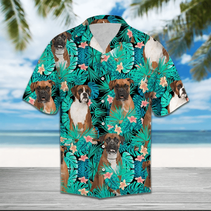 Boxer Tropical Hawaii Shirt For Men Women Ha48720