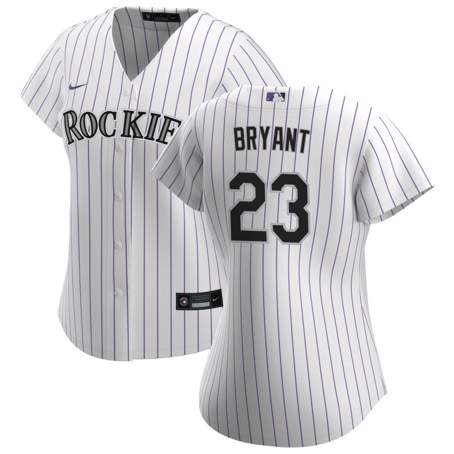 Colorado Rockies Kris Bryant 23 MLB White Player Jersey Gift For Rockies Fans