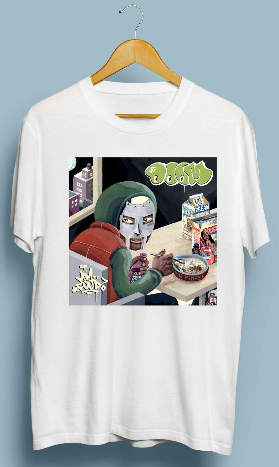 Vintage Mf Doom Mm Food Hip Hop Rap Tee Shirt Size S – 5Xl