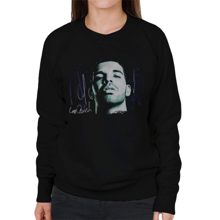 Sidney Maurer Original Portrait Of Drake OVOXO Women’s Sweatshirt