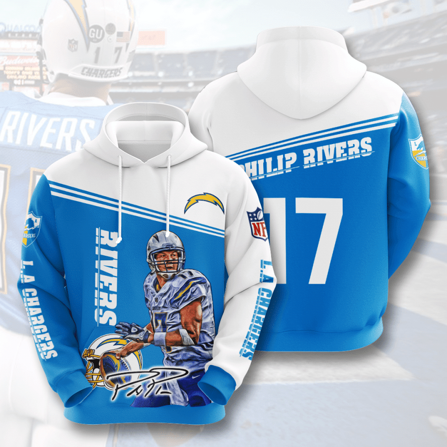 Philip Rivers Los Angeles Chargers 39 Unisex 3D Hoodie Gift For Fans