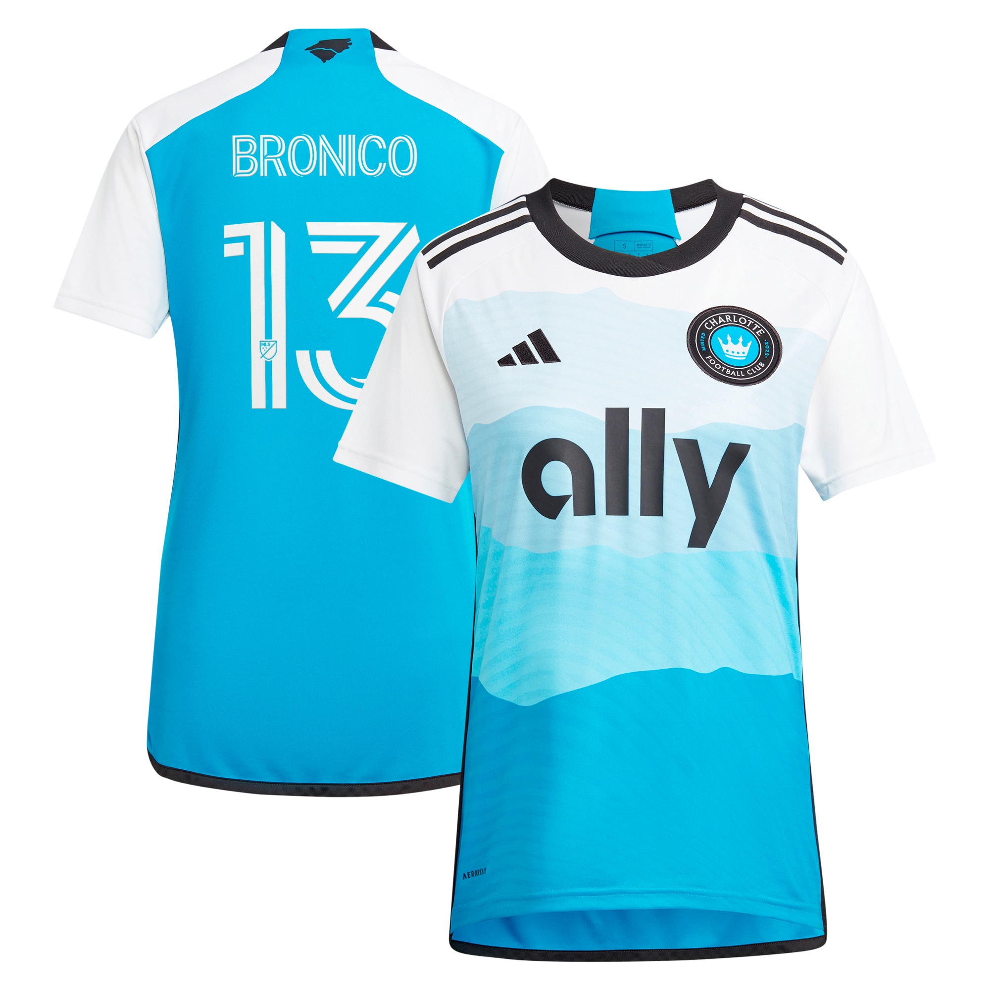 Brandt Bronico Charlotte FC Women's 2024 The Carolina Kit: Explore Replica Player Jersey – Blue