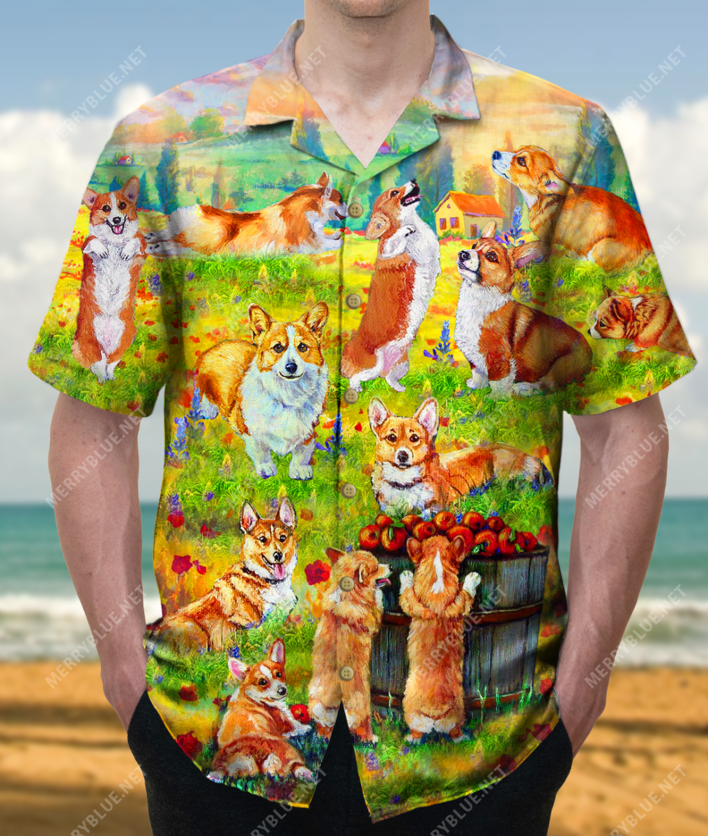 Corgi Butts Drive Me Nuts Unisex Hawaii Shirt Ha77799