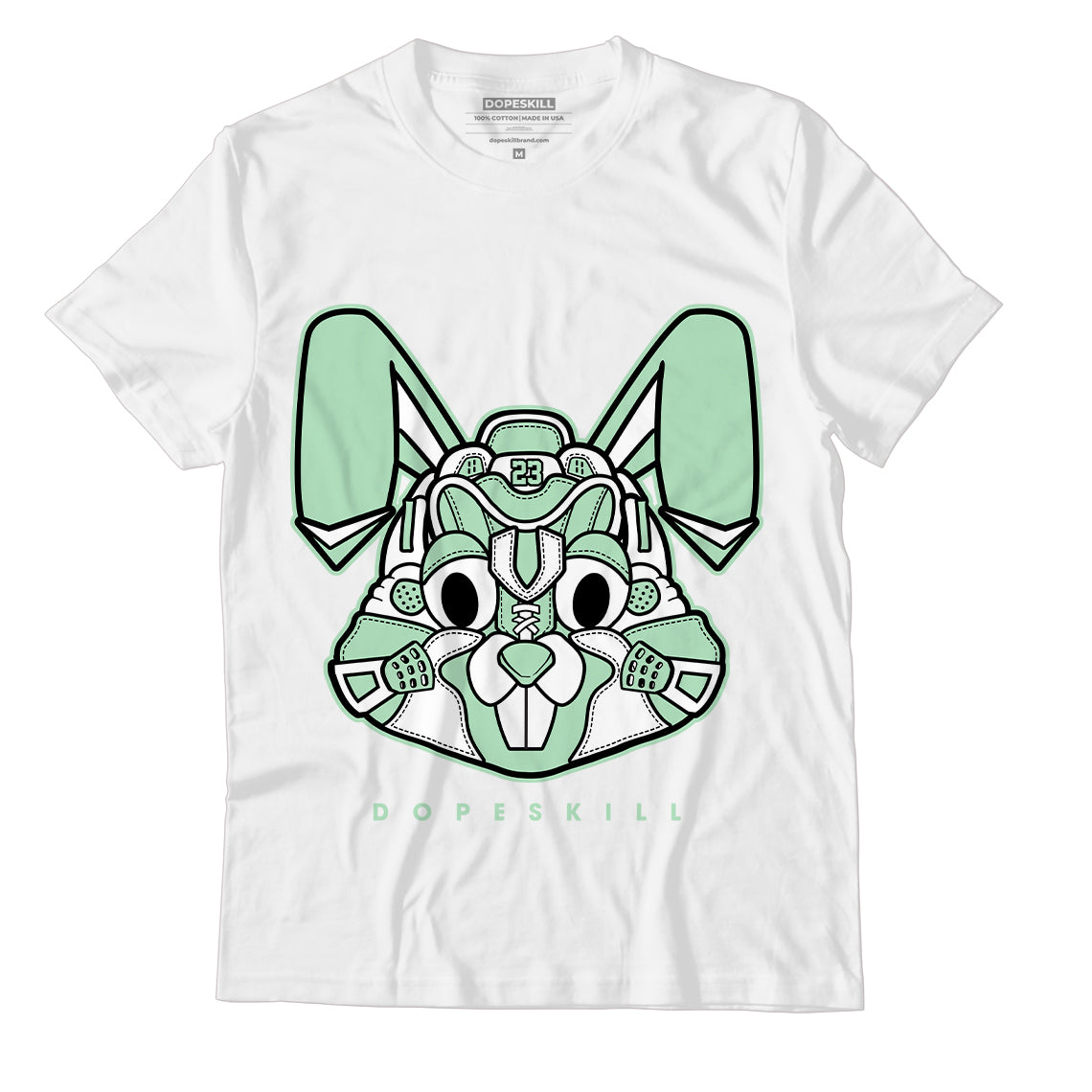 Jordan 6 Womens Mint Foam Dopeskill T-Shirt Sneaker Rabbit Graphic