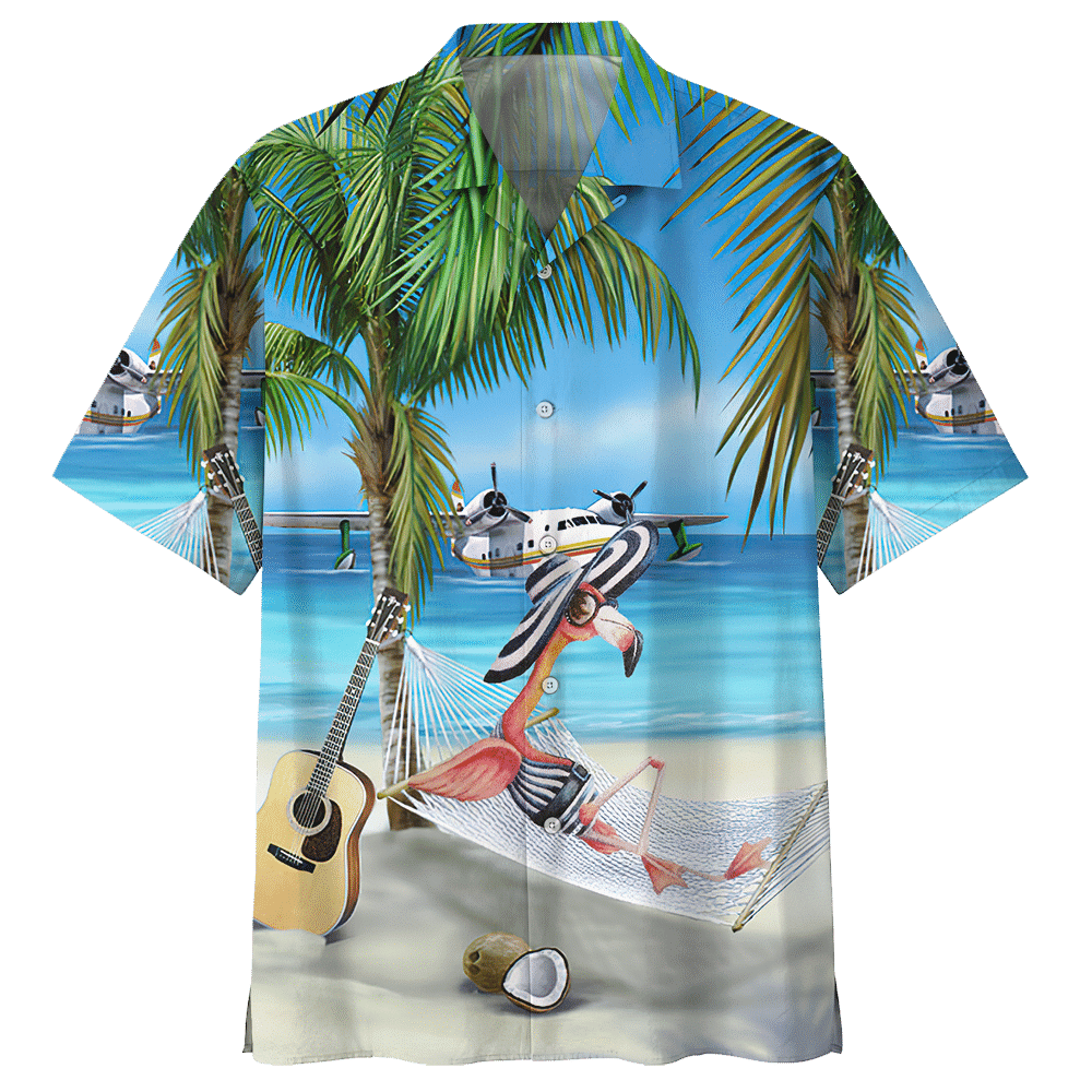 Flamingo Blue Amazing Design Unisex Hawaii Shirt For Men And Women Ha57658