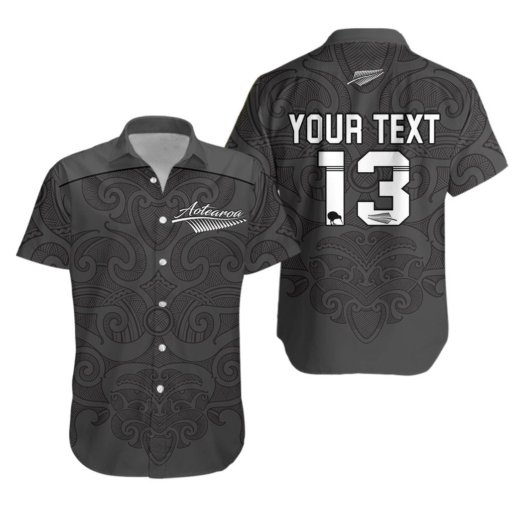 (Custom Personalised) Maori 2021 Hawaiian Shirt – Aotearoa Tattoo – Custom Text And Number Lt13