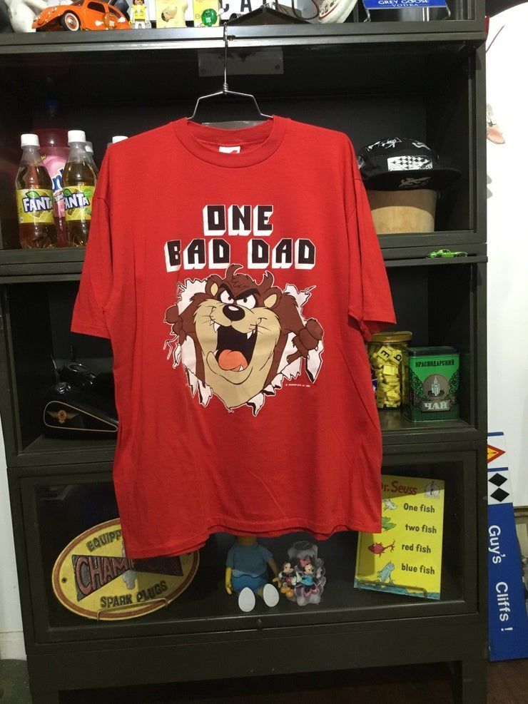 Vintage 1989 One Bad Dad Taz Shirt