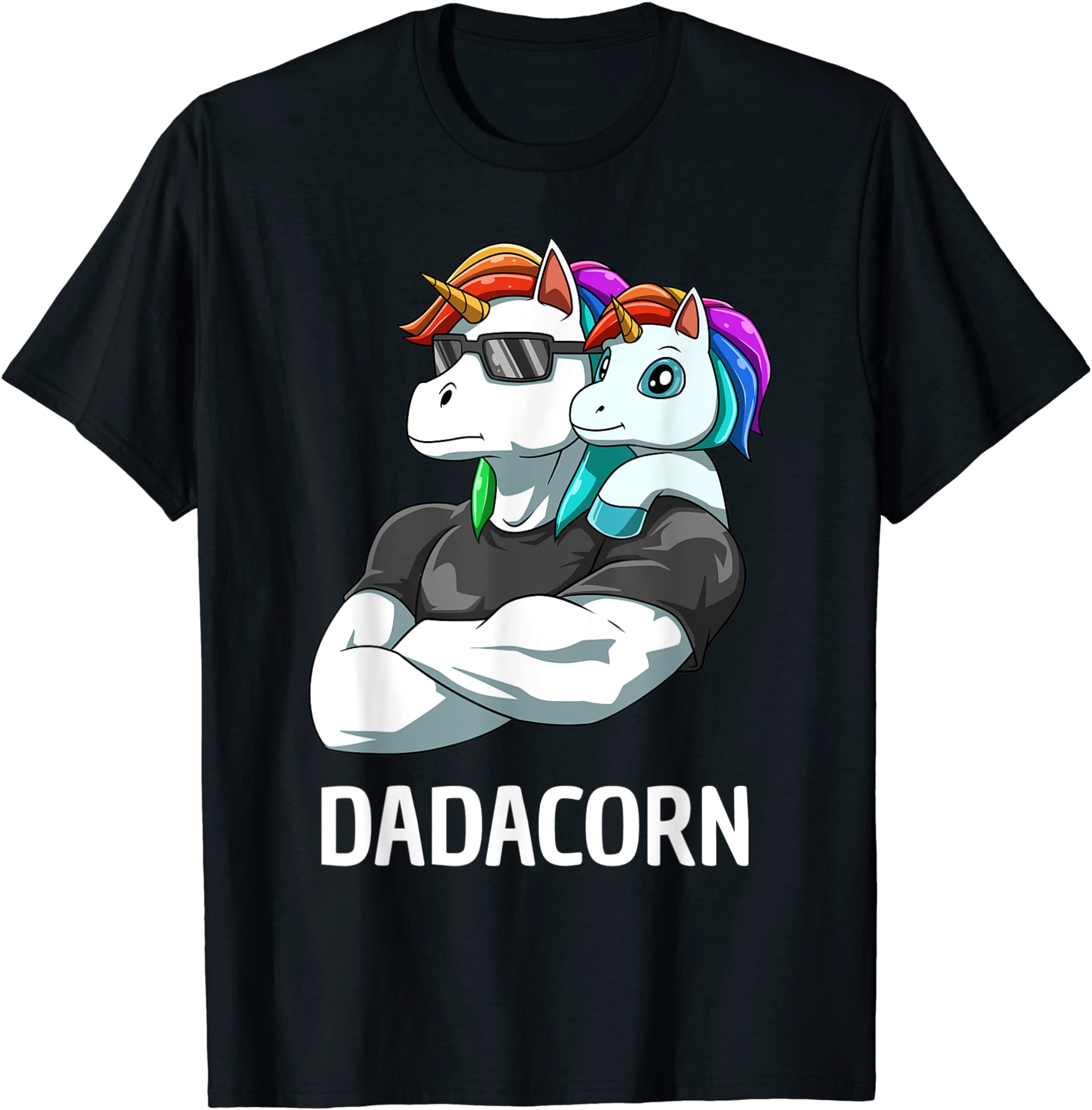 Dadacorn – Father Daughter Unicorns T-Shirt