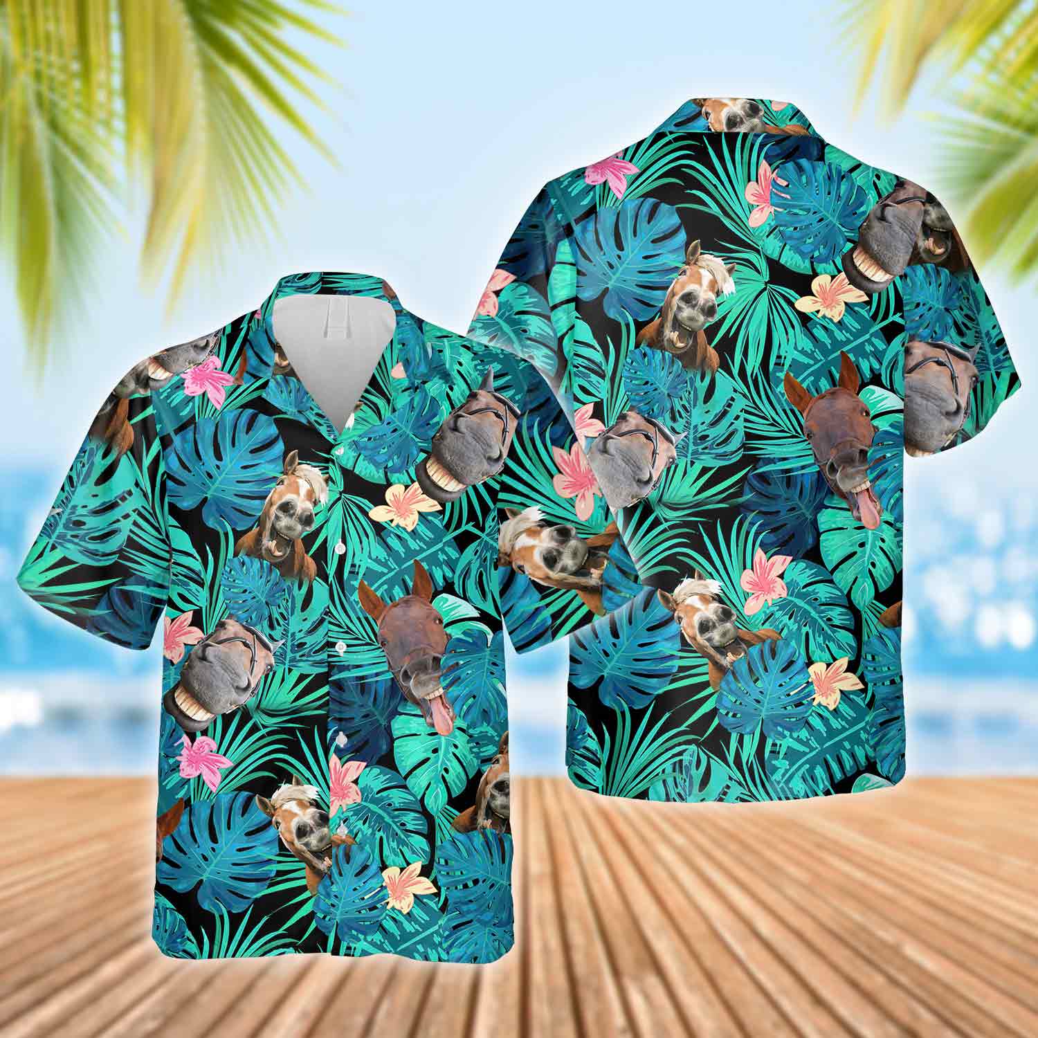 Laughing Horses Hawaii Shirt Ha58874